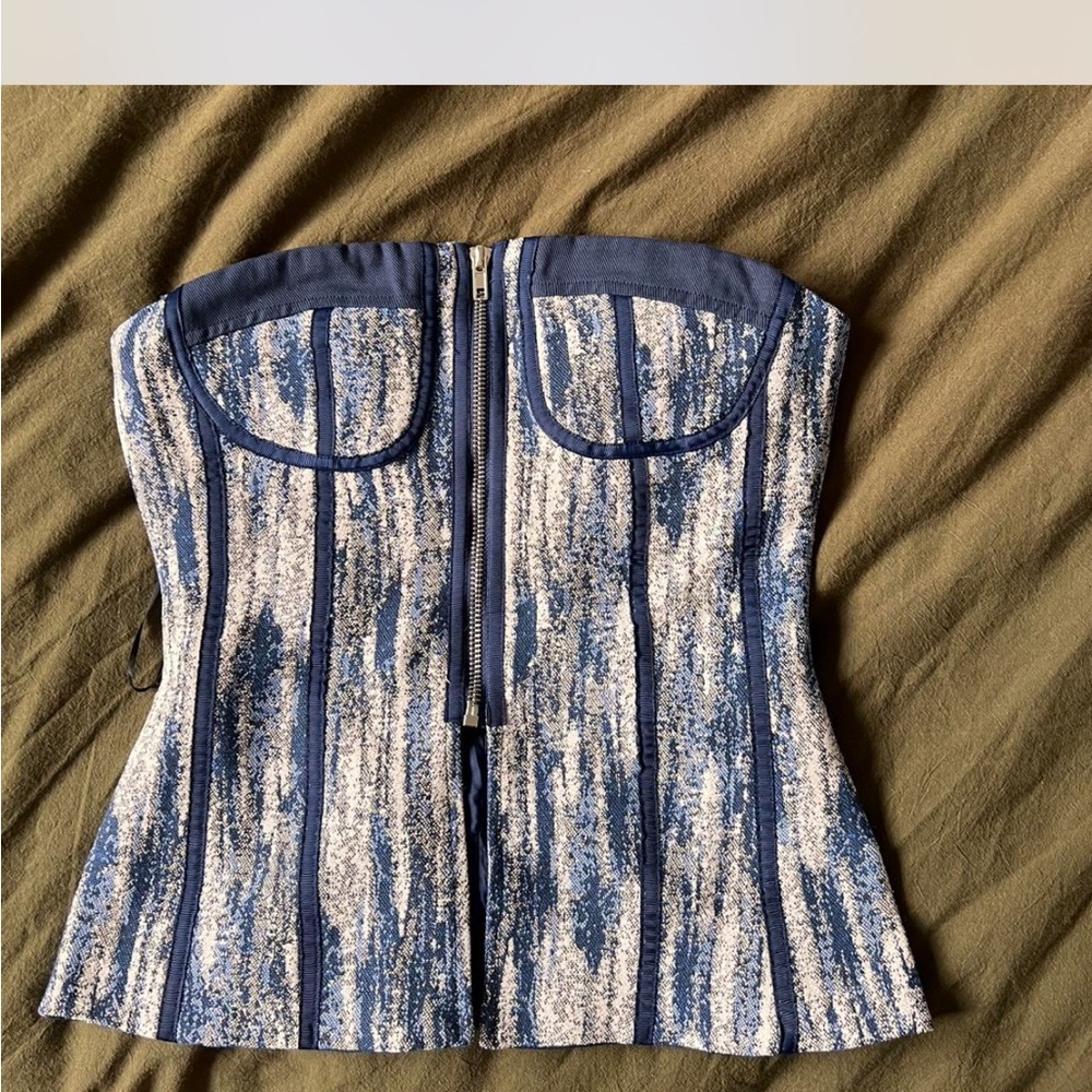Beautiful Blue Corset Top from Micas - Picture 1 of 7